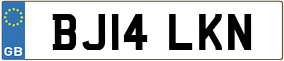 Truck License Plate